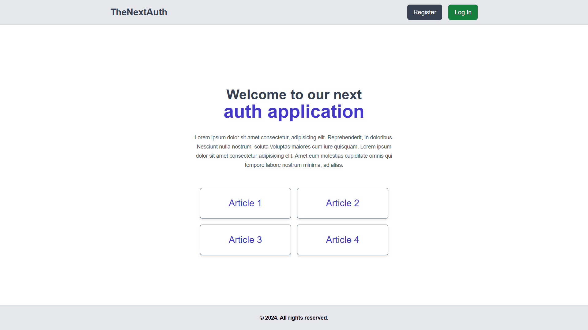 Vanilla Next.js Auth